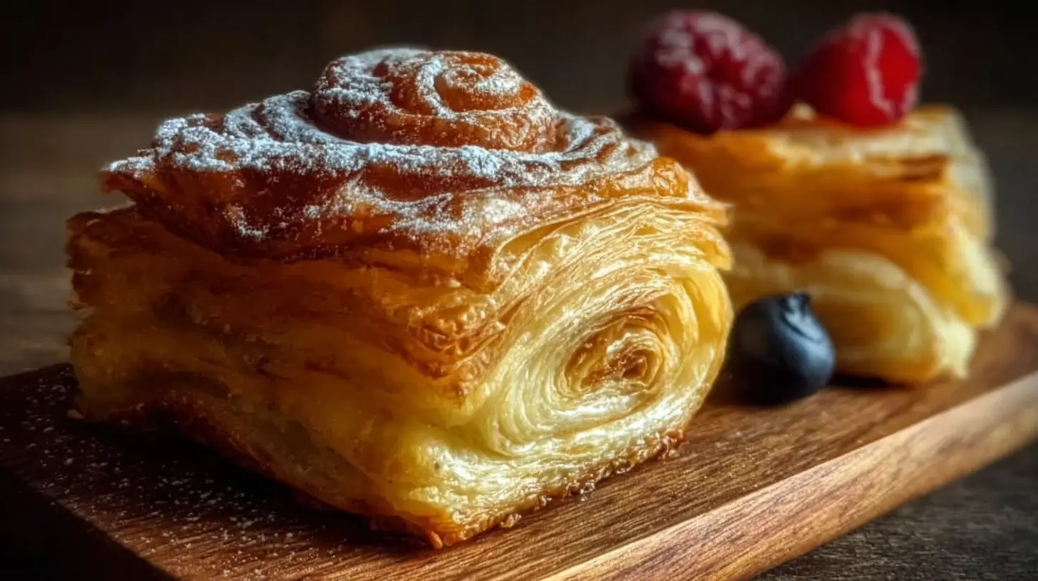 Puff Pastry Desserts: 7 Sweet Treat Ideas 1 Assorted sweet puff pastry creations, showcasing their flaky layers and appealing textures.