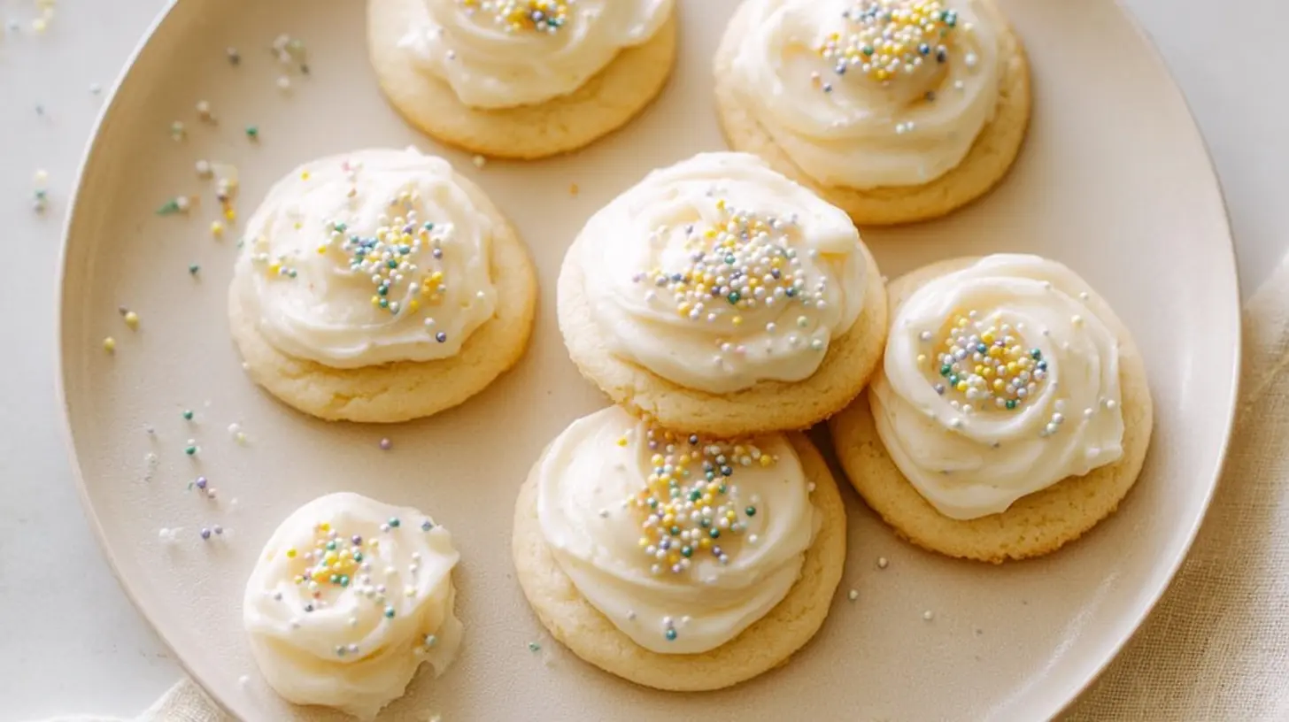 Fluffy Vanilla Sugar Cookie Buttercream Frosting: The #1 Easy Method 1 Creamy vanilla buttercream frosting, perfect for cookies