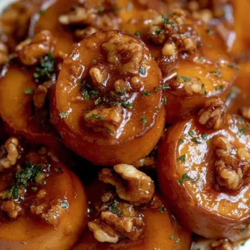 A delectable walnut maple goat cheese sweet bite, artfully prepared.