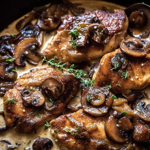 Balsamic Chicken with Mushrooms & Onions — caramelized, cozy dinner: 4 Must-Try Sides 2 A plate of balsamic chicken with caramelized mushrooms and onions, ready for dinner