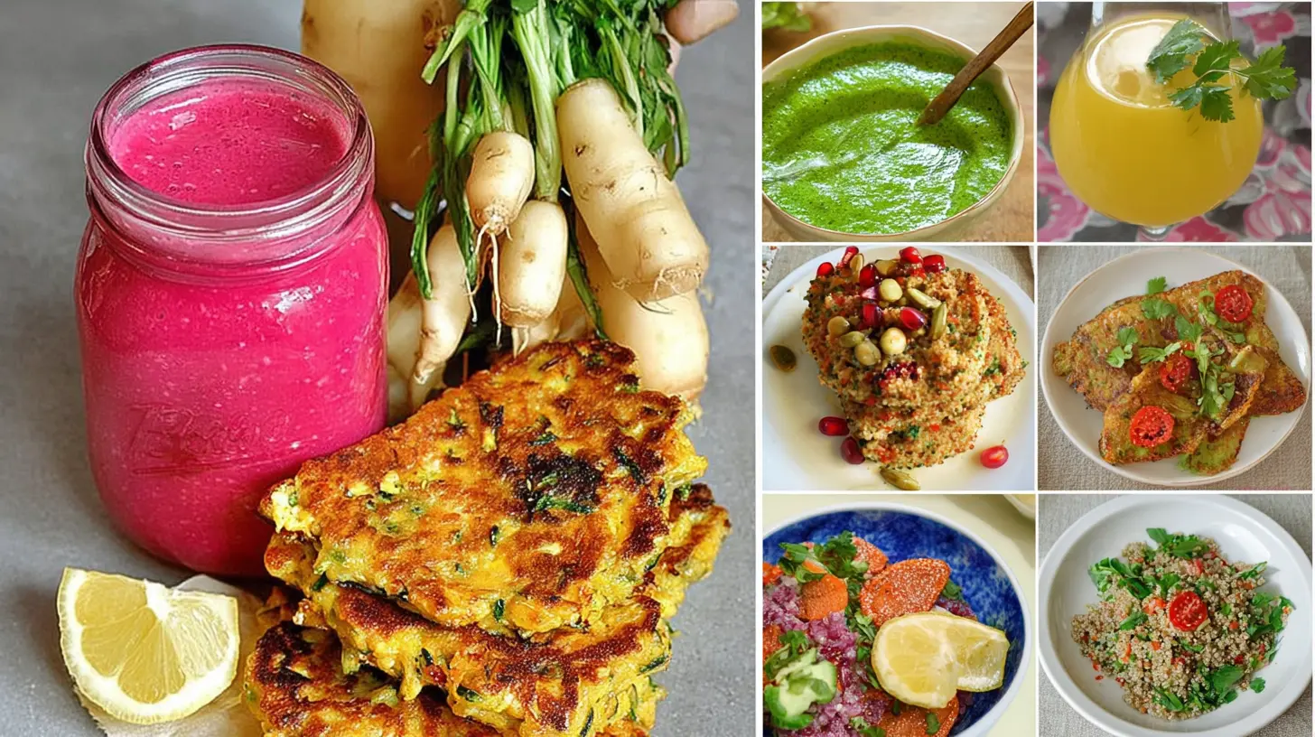 Healthy breakfast recipes easy, Veg breakfast recipes: 9 simple steps. 1 Various easy veg breakfast options arranged on a table