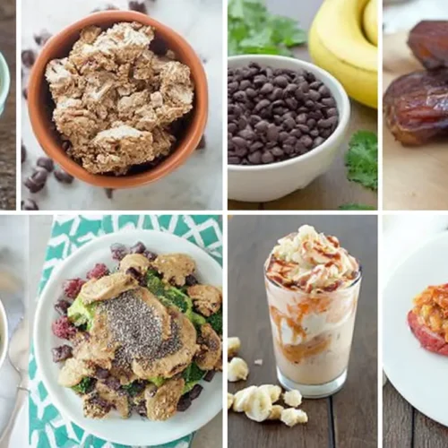 Healthy food menu, Healthy snacks recipes, Healthy food dishes: Why 7 to Try 2 A vibrant healthy food menu display with a variety of nutritious dishes and snacks