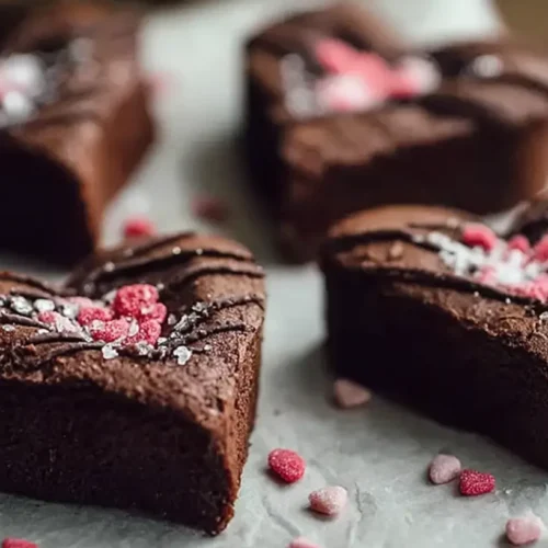 Heart Shaped Brownies Recipe: How 1 Pan Does It All 2 A charming heart shaped brownies recipe, perfect for a romantic treat.