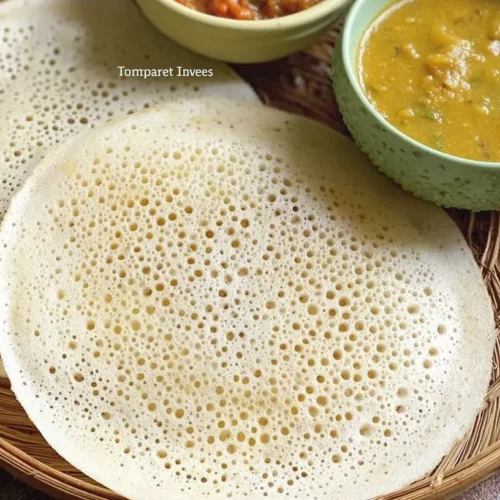 Instant Sponge Dosa Recipe (2-Minute Dosa Batter) - Healthy Breakfast Ideas: How to Make it in 2 Minutes 2 A stack of healthy instant sponge dosa, ready in 2 minutes, on a plate.
