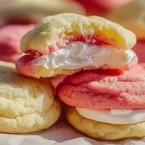 Strawberry Cheesecake Cookies: The 1 Secret 2 Delicious strawberry cheesecake cookies on a cooling rack.