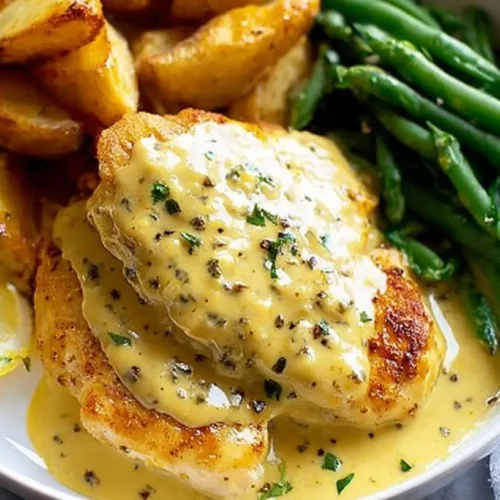 Honey Mustard Chicken Dinner: The 8 Best Side Dishes 2 A plate showcasing a delectable honey mustard chicken dinner with roasted vegetables.