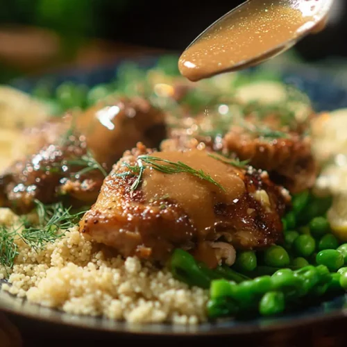 Spring Lemon Chicken Dinner: The 6 Benefits 2 A light and flavorful Spring Lemon Chicken dinner, ready to serve.