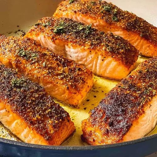 Crispy Pan Seared Salmon Fillet: Why 1 Meal Works 2 A perfectly cooked crispy pan seared salmon fillet with golden skin