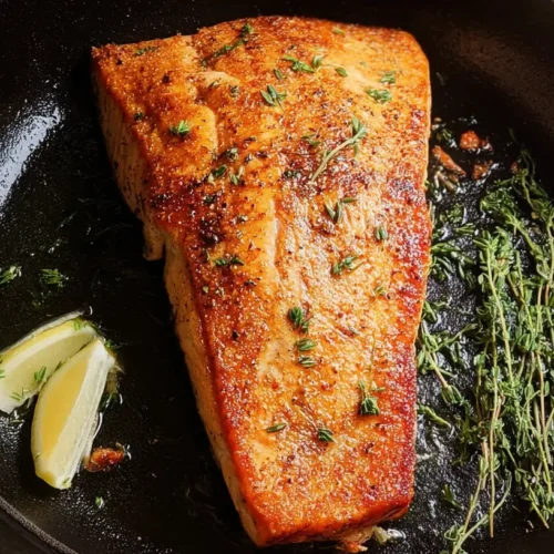 Fast Salmon Skillet Meal: How 1 Pan Saves Time 2 A fast salmon skillet meal prepared with fresh vegetables.