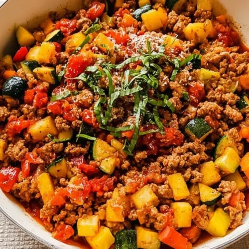Ground Turkey with Steamed Vegetables: How to Make 1 Perfect Meal 2 A serving of seasoned ground turkey with a side of colorful steamed vegetables.