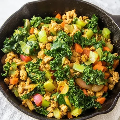 Simple Lean Turkey Skillet: 20-Min Meal Magic 2 A simple lean turkey skillet dish cooked with vegetables