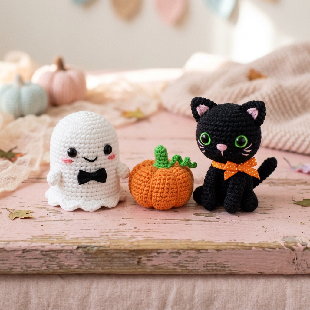 The Ultimate Guide to Seasonal Crochet: Crafting Your Way Through Fall & Winter 4 5 Quick and Cute Halloween Amigurumi Patterns